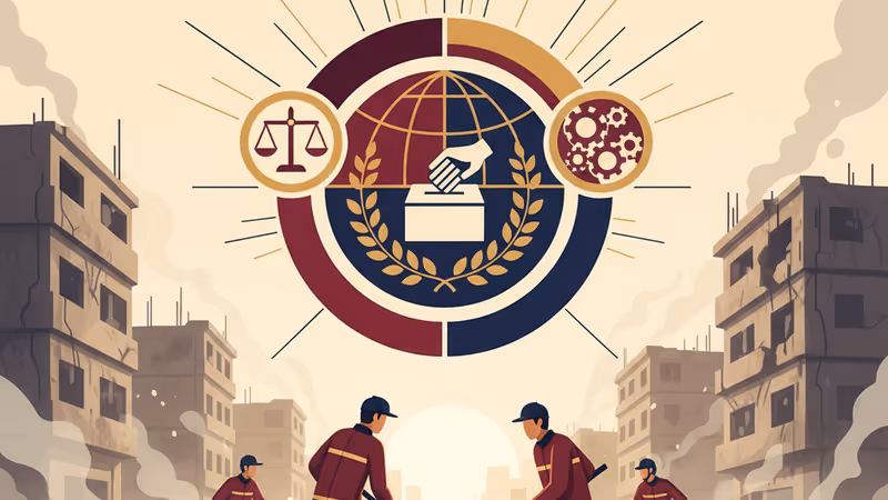 교전으로 파괴된 알레포 거리와 불탄 차량들의 모습