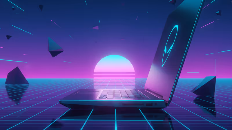 Alienware 於 CES 2026 展出的超薄電競筆電示意圖