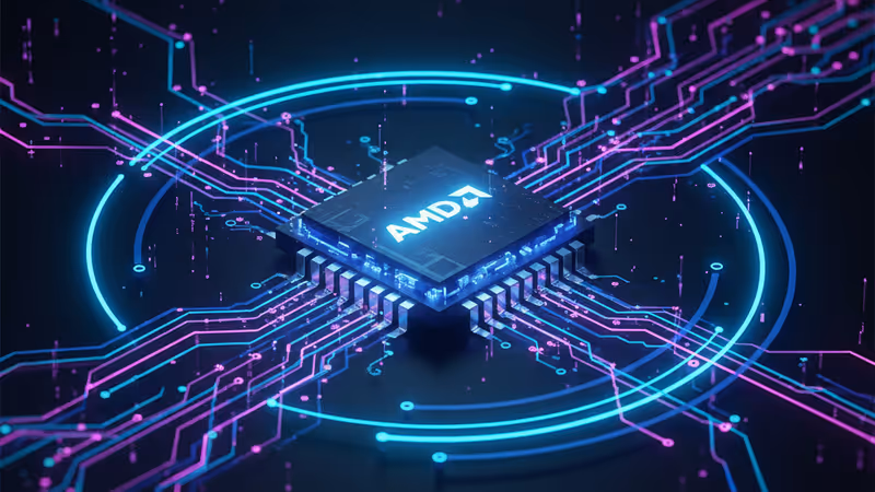 CES 2026で発表されたAMDの新しいAIプロセッサのイメージ図
