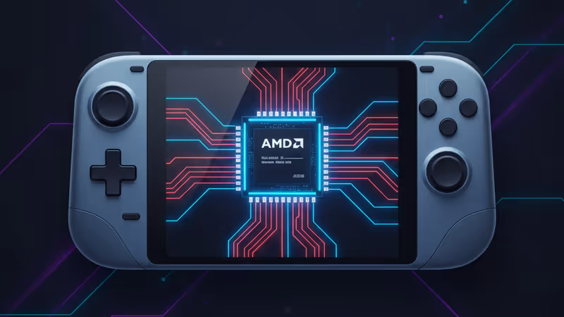 AMD 프로세서가 탑재된 미래형 게이밍 핸드헬드 기기
