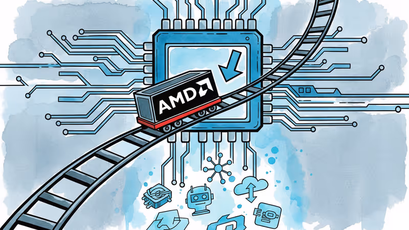 AMD股價暴跌13%背後：AI狂潮中的期望落差