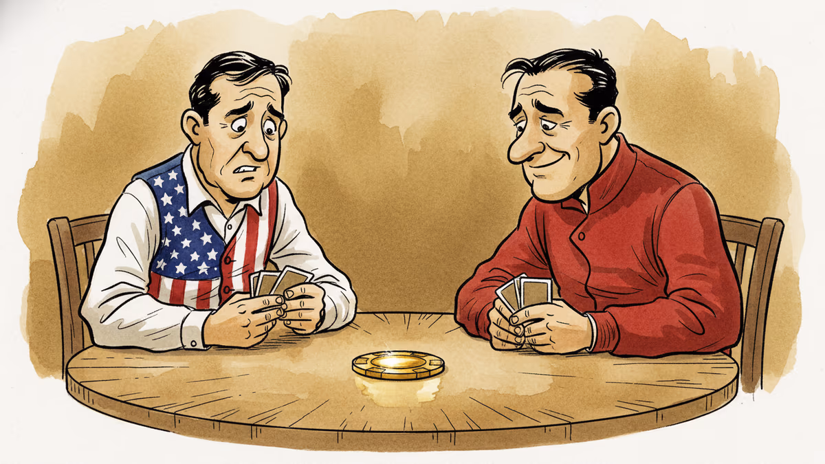 America Lost Its Cards. China's Afraid to Say So.
