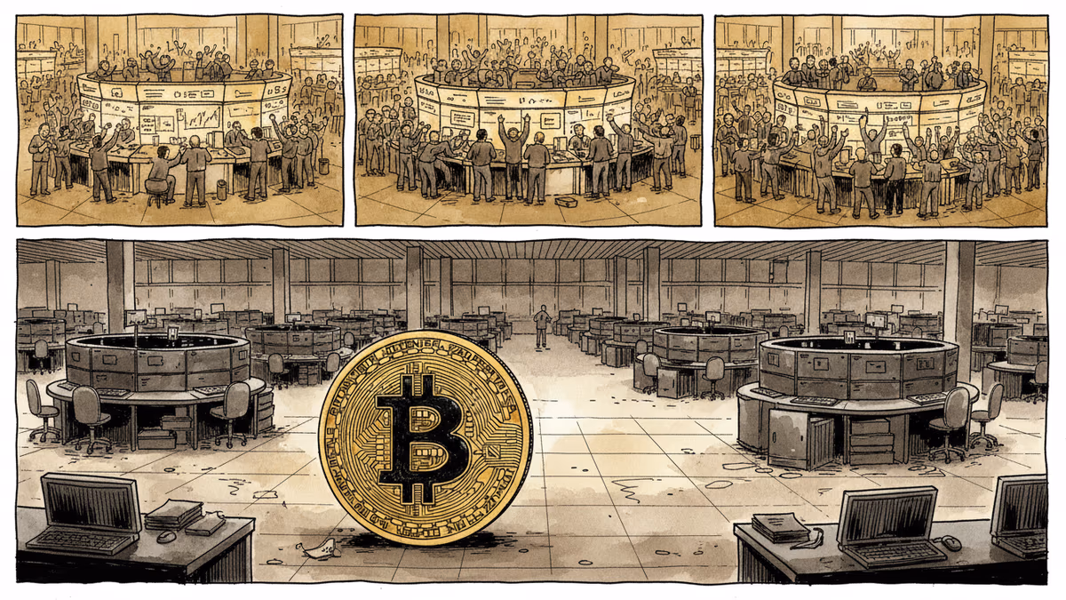 ビットコイン、米国需要の40日連続低迷が示す新たな現実