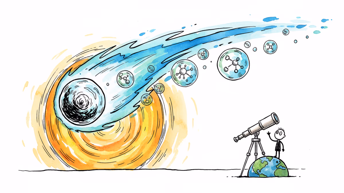 星際彗星帶來的「宇宙酒精」：它在告訴我們什麼？