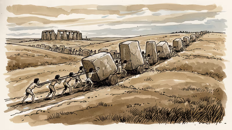 스톤헨지 거석, 빙하가 아닌 인간이 운반했다