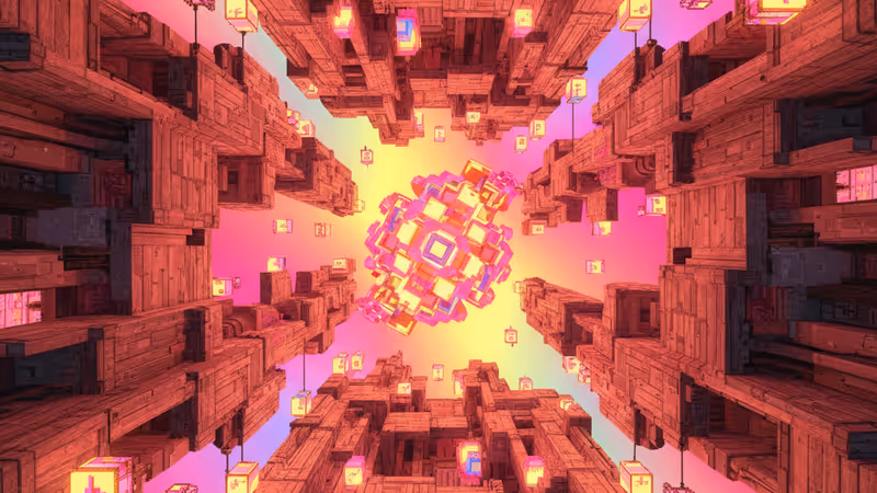 無限城の中で剣を構える竈門炭治郎のシーン