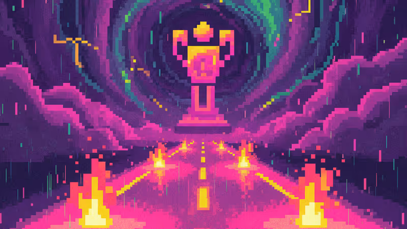 나이지리아 고속도로의 야간 풍경과 비극적 사고의 흔적