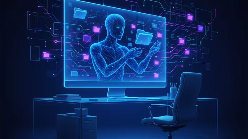 A visual representation of the Anthropic Cowork interface