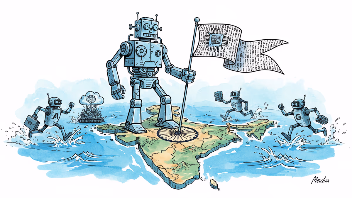 印度AI戰場：14億人市場的地緣博弈