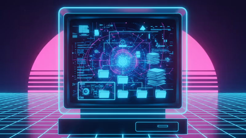 Anthropic Claude Cowork機能によるデスクトップ整理のイメージ