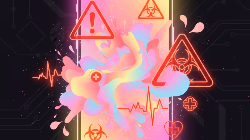 SNSの陰謀論を検証するルーペのイメージ