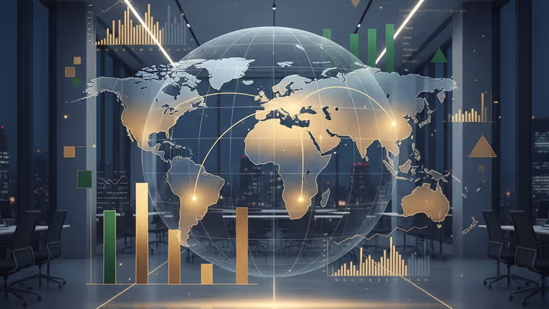 東京のオフィス街の風景と保険ネットワークをイメージしたグラフィック