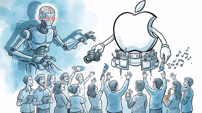 Apple's Different AI Bet: We Won't Replace Creators, We'll Empower Them