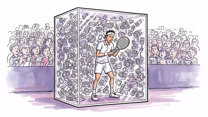 網球選手的「動物園」困境：隱私與商業的拉鋸戰