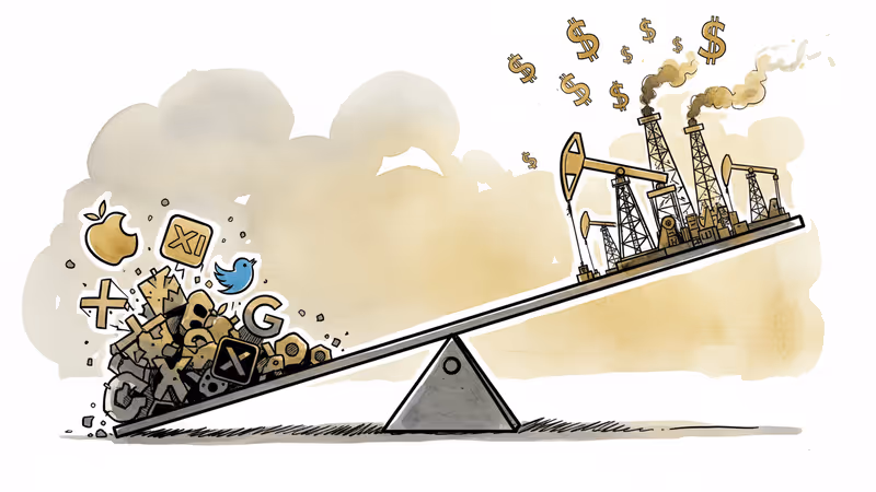 軟體股重挫之際，美國石油巨頭重現光芒