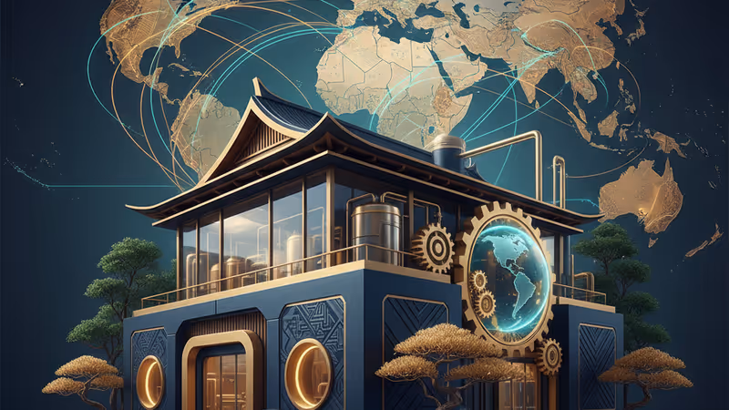 Modern brewing facility representing Asahi's global expansion