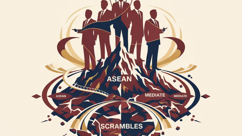 아세안, 태국-캄보디아 국경 분쟁 긴급 중재…격동의 아시아, 2025년 마지막 주