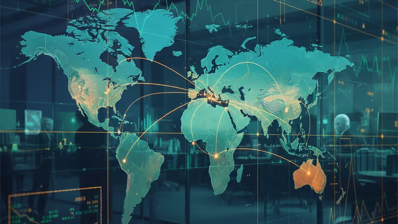 View of stock market and FX screens at Hana Bank in Seoul