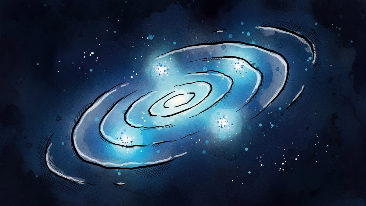 99.9%가 암흑물질인 '유령 은하' 발견