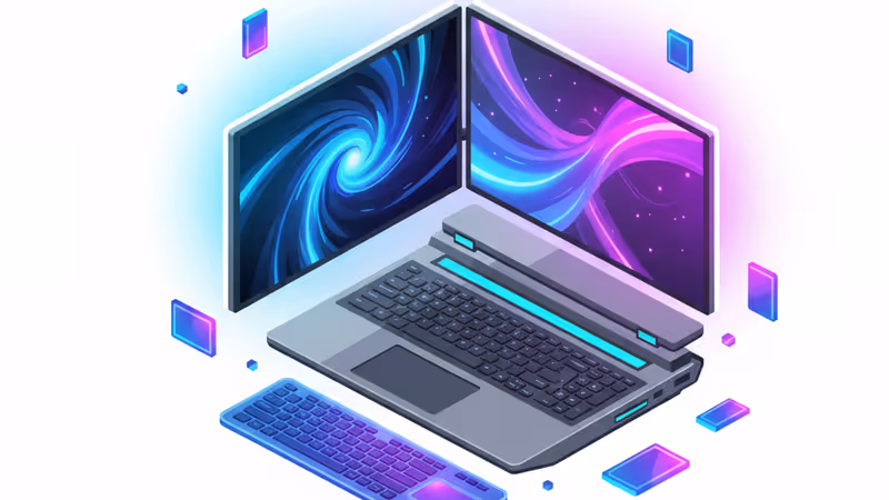 The new Asus ROG Zephyrus Duo 2026 with dual 3K OLED screens