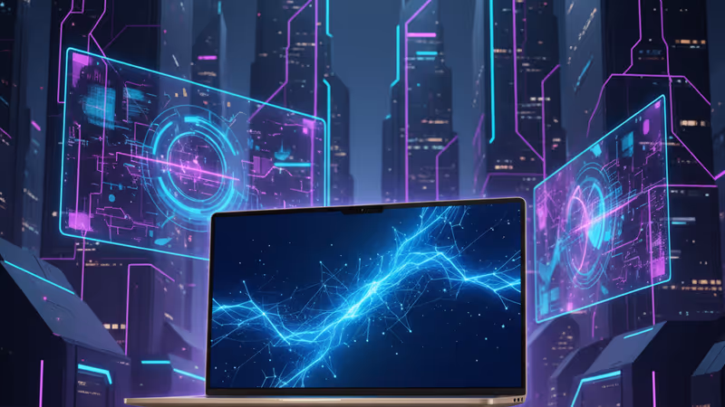 The slim profile and OLED display of the tan Asus Zenbook A16