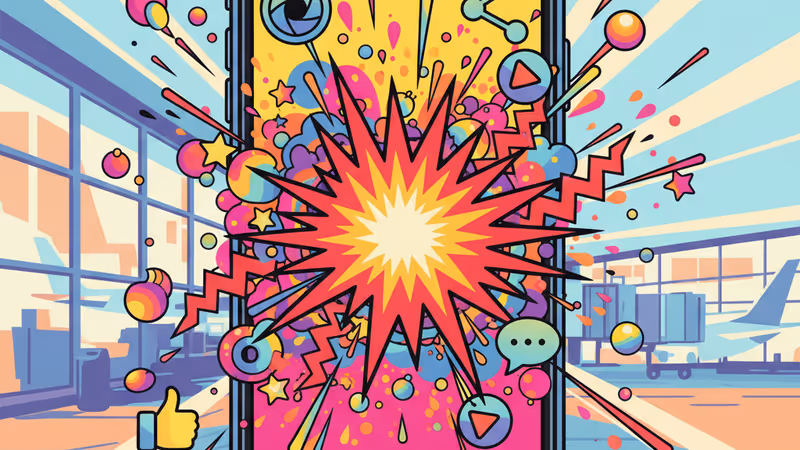 高額な通信料金の請求書が表示されたスマートフォンを持つ手