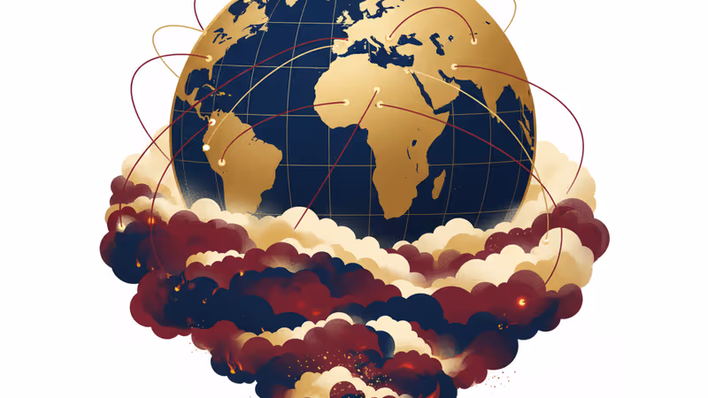 澳洲森林大火造成的濃煙與燒毀森林景緻