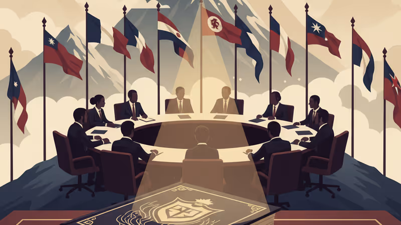 144ページの法案と表現の自由を象徴するメガホンの天秤