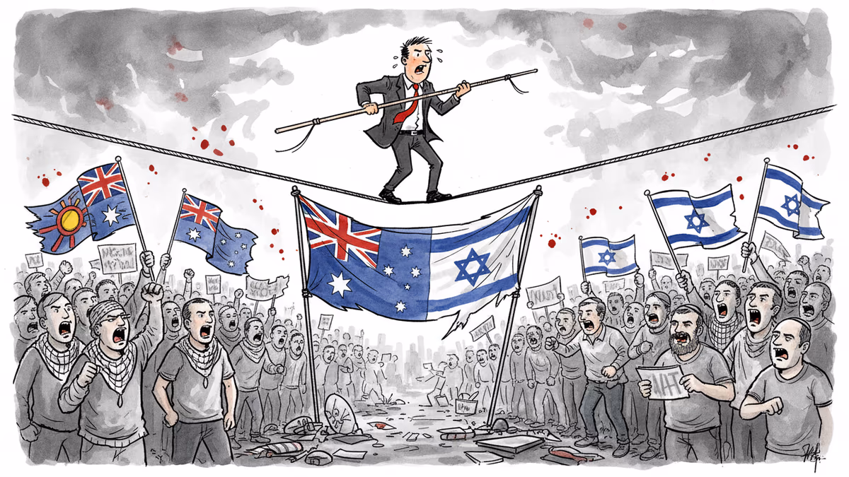 澳洲爆發抗議以色列總統訪問示威