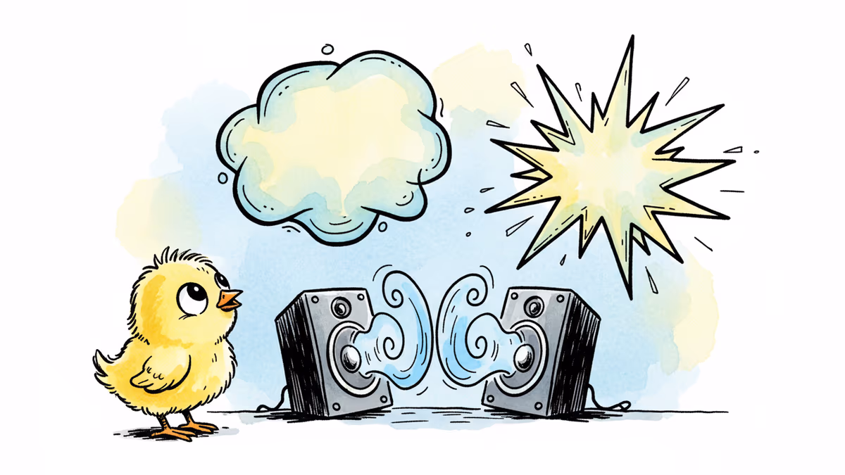 Baby Chicks Hear 'Bouba' as Round Too