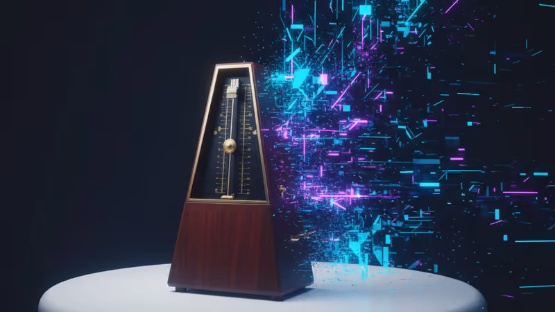 Bandcamp 標誌與象徵真人創作的樂器線條圖案