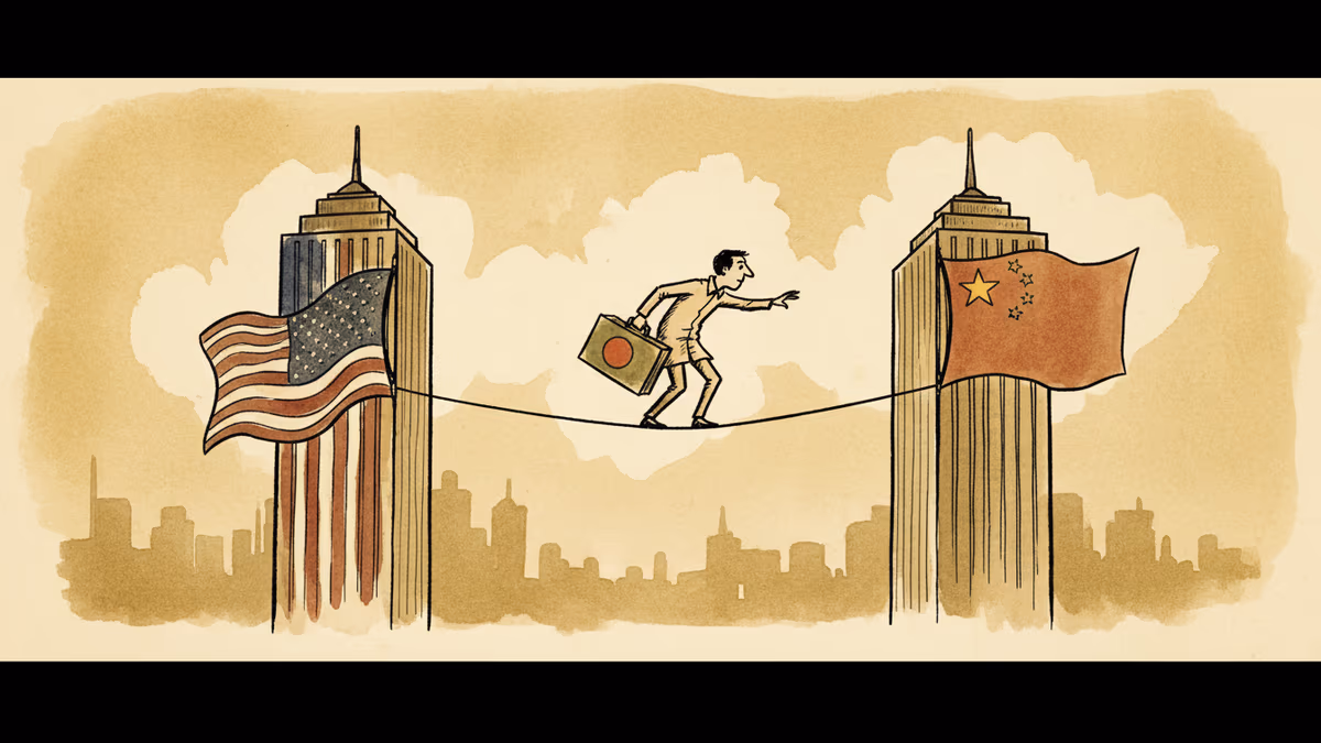 米中対立の狭間で揺れるバングラデシュ、新首相の苦悩