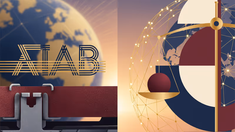 BBC logo and a symbolic representation of media terminology controversy