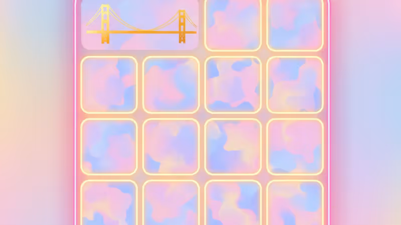 正在顯示紐約時報 Connections 遊戲界面的平板電腦螢幕