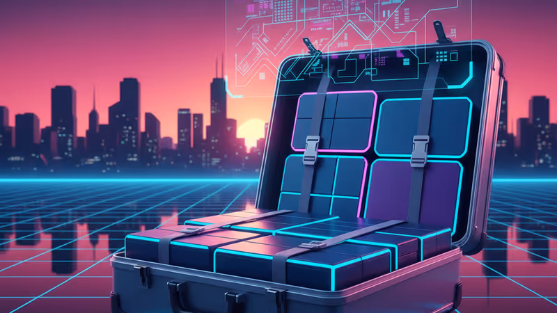 行李箱內排列整齊的高品質壓縮收納袋細節圖