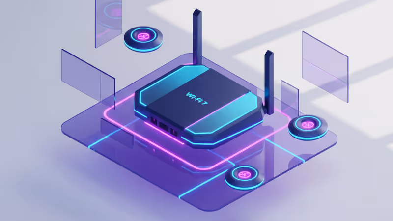 A modern high-performance Wi-Fi 7 router