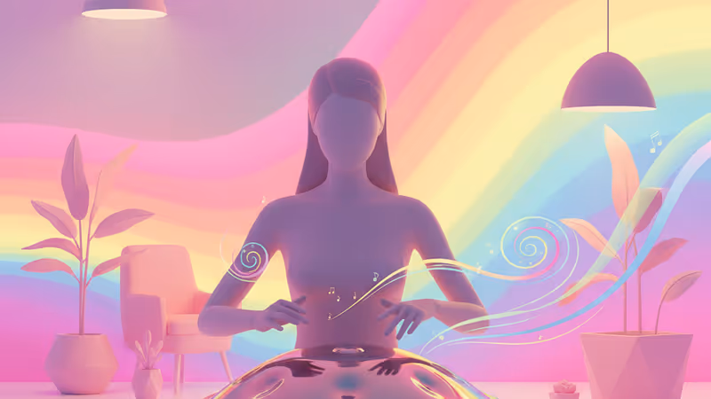 碧昂卡·山索里正在演奏手碟