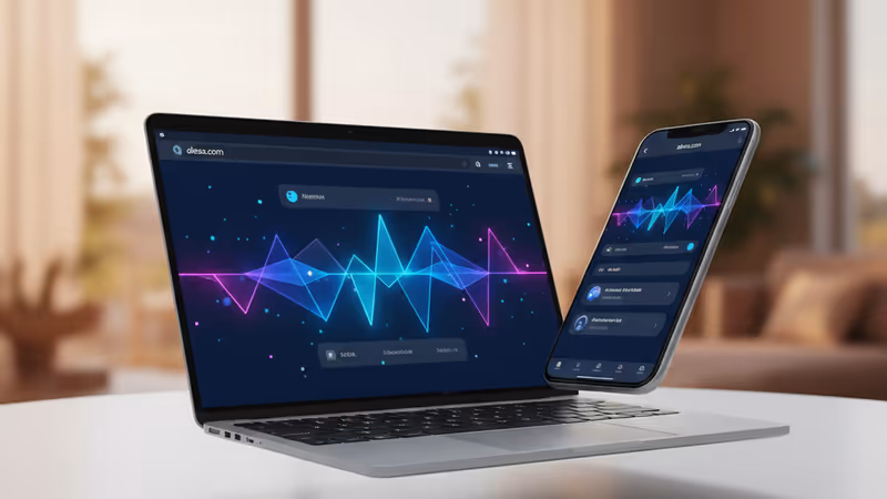 Amazon Alexa Plus website on a laptop and phone