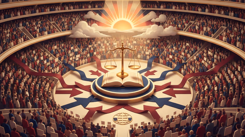 High-angle view of the massive 80th-anniversary celebration of the Youth League at Kim Il Sung Stadium in Pyongyang.