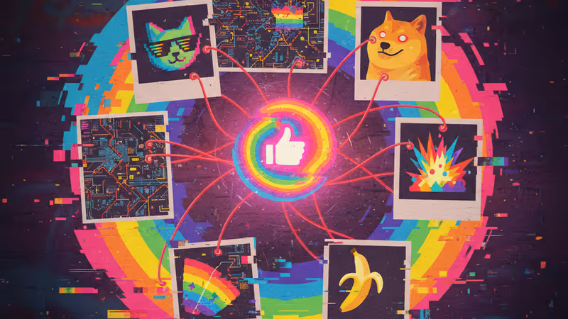 霧深い夜の道に消えていく人影のミステリアスなイメージ