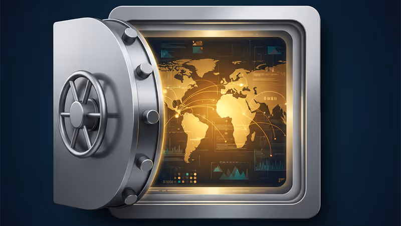 Bit2Meの欧州・中南米展開を象徴する世界地図とデータのグラフィック