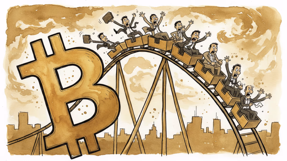 비트코인 7만4천달러 찍고 급락, 단기 투자자들 "수익 실현" 러시