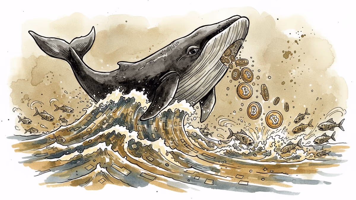 比特幣跌破65,000美元，鯨魚拋售揭示加密市場新格局