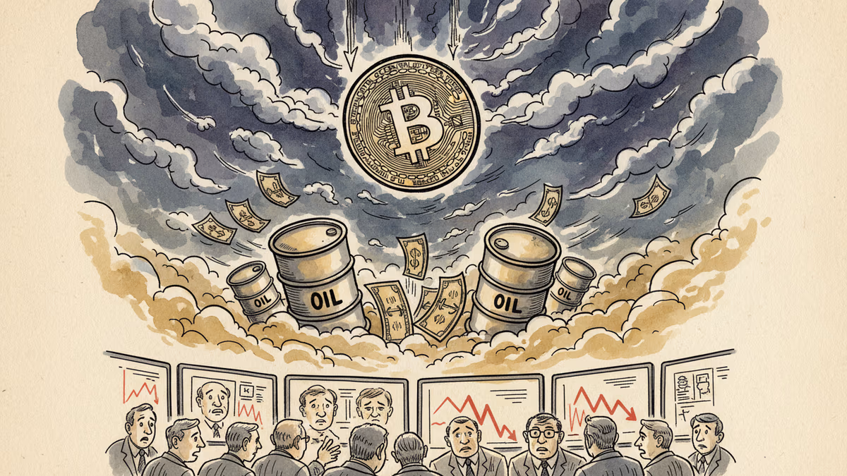 Bitcoin Crashes Below $67K as Middle East Crisis Sparks Market Flight