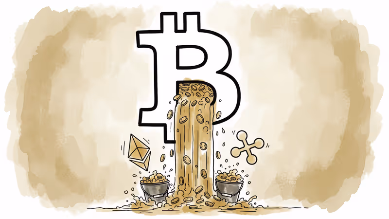 Bitcoin ETF Exodus Deepens as Investors Rotate Into Ether, XRP