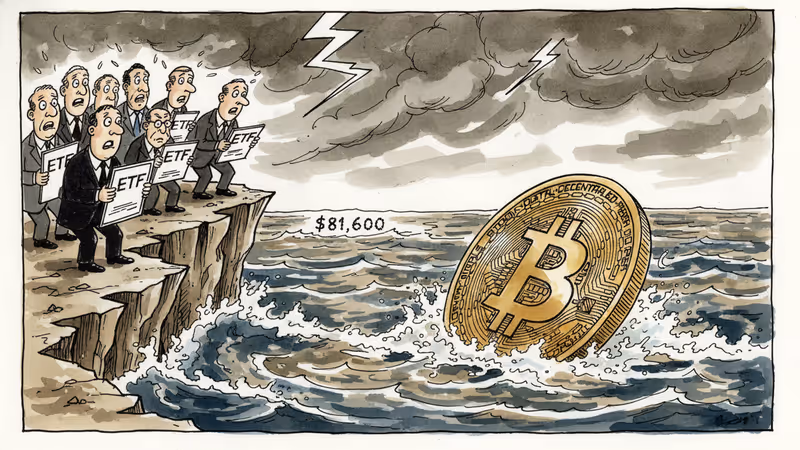 비트코인 ETF 투자자들이 손실을 보기 시작했다