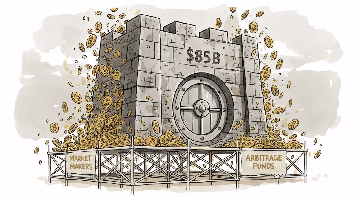 Bitcoin ETFs Hold $85B Despite Crash—But Reality Is Harsher