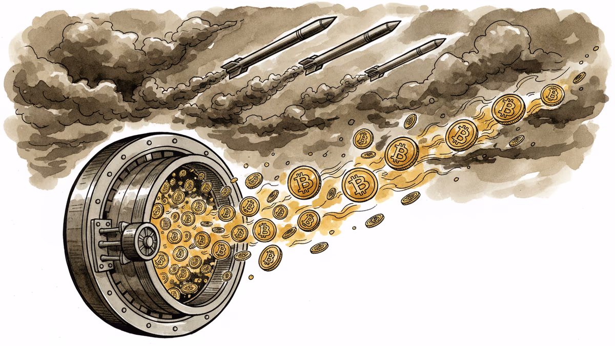 ビットコイン7万2000ドル接近、中東情勢で「デジタル金」の地位確立か