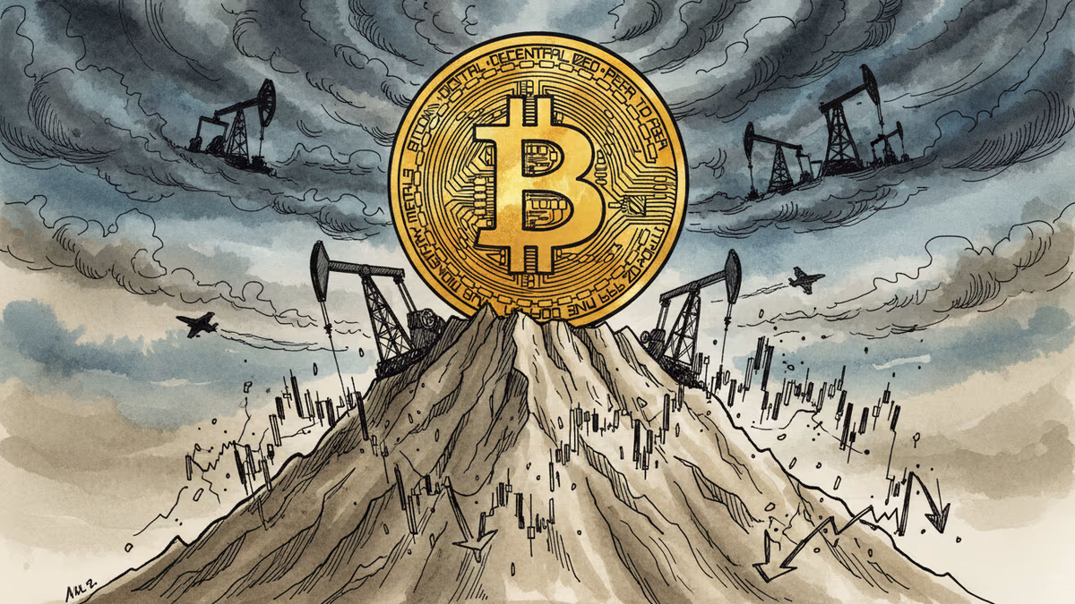 Bitcoin Outshines Stocks as Iran Crisis Redefines Safe Havens