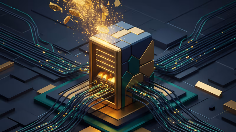 比特幣支付帶動企業技術升級的循環示意圖